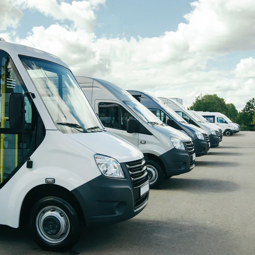 A Row Of Minibuses (1)