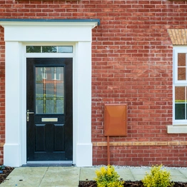 The Front Door Of A Home